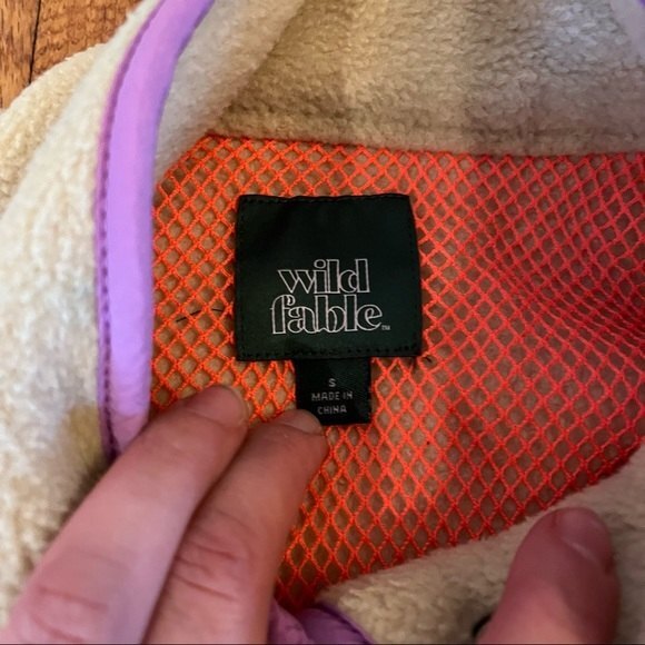 NEW Wild Fable Snap Front Faux Fur Sherpa Jacket - Picture 6 of 10